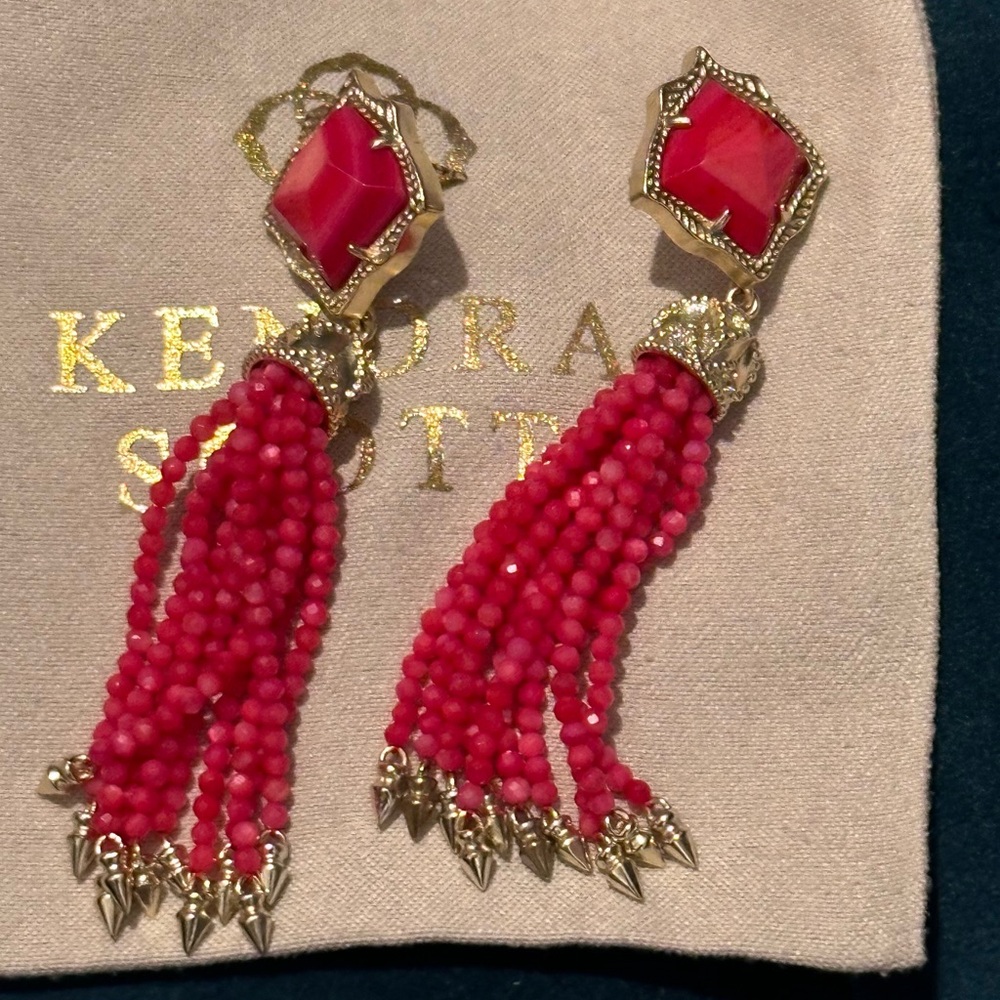 Kendra Scott Misha Statement Earrings. Like New and in great condition!